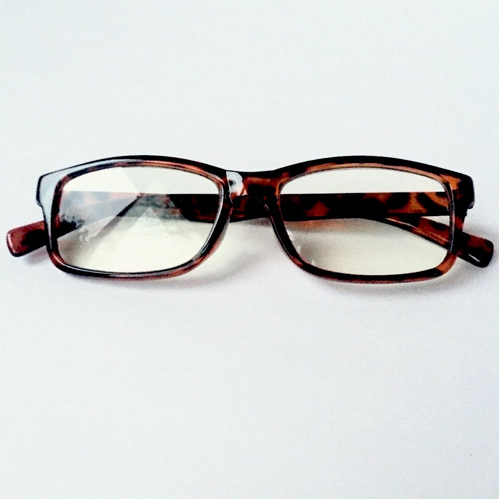 Blue Light Blocker Computer Glasses Unisex Eyewear Dark Brown Tortoise Shell +0